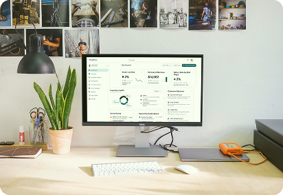 RetailFlow Dashboard on Desktop